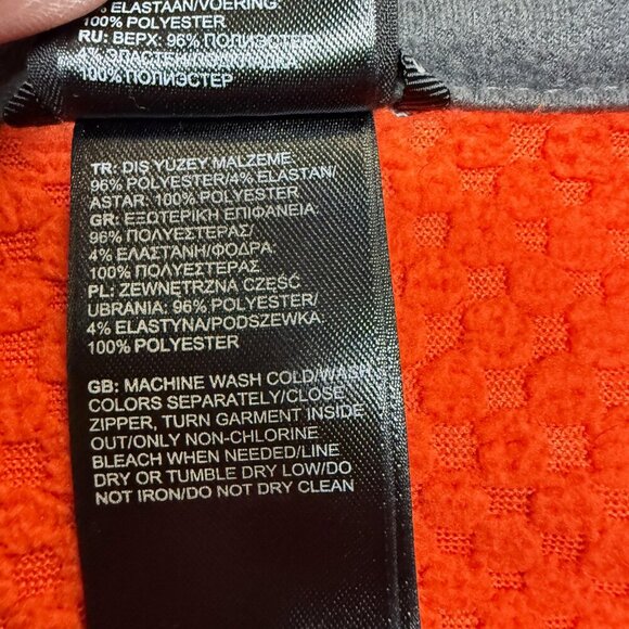 The North Face Men’s XL Shellrock Softshell Jacket Gray/Orange EUC (NE45 Logo) - Picture 9 of 12